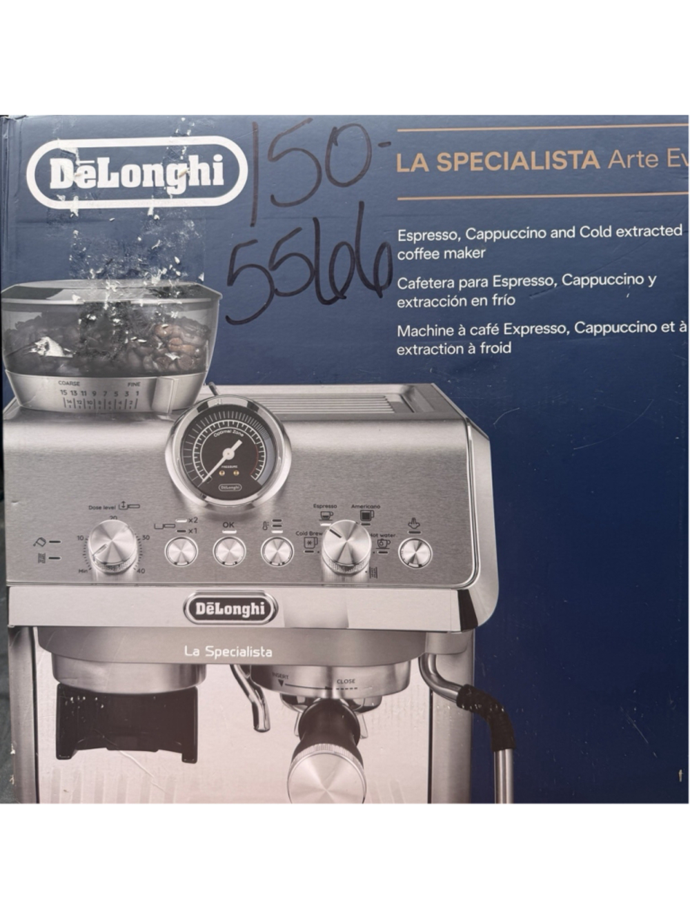 De'Longhi La Specialista Arte Evo Espresso Machine w/Cold Brew-EC9250M-MSRP $999
